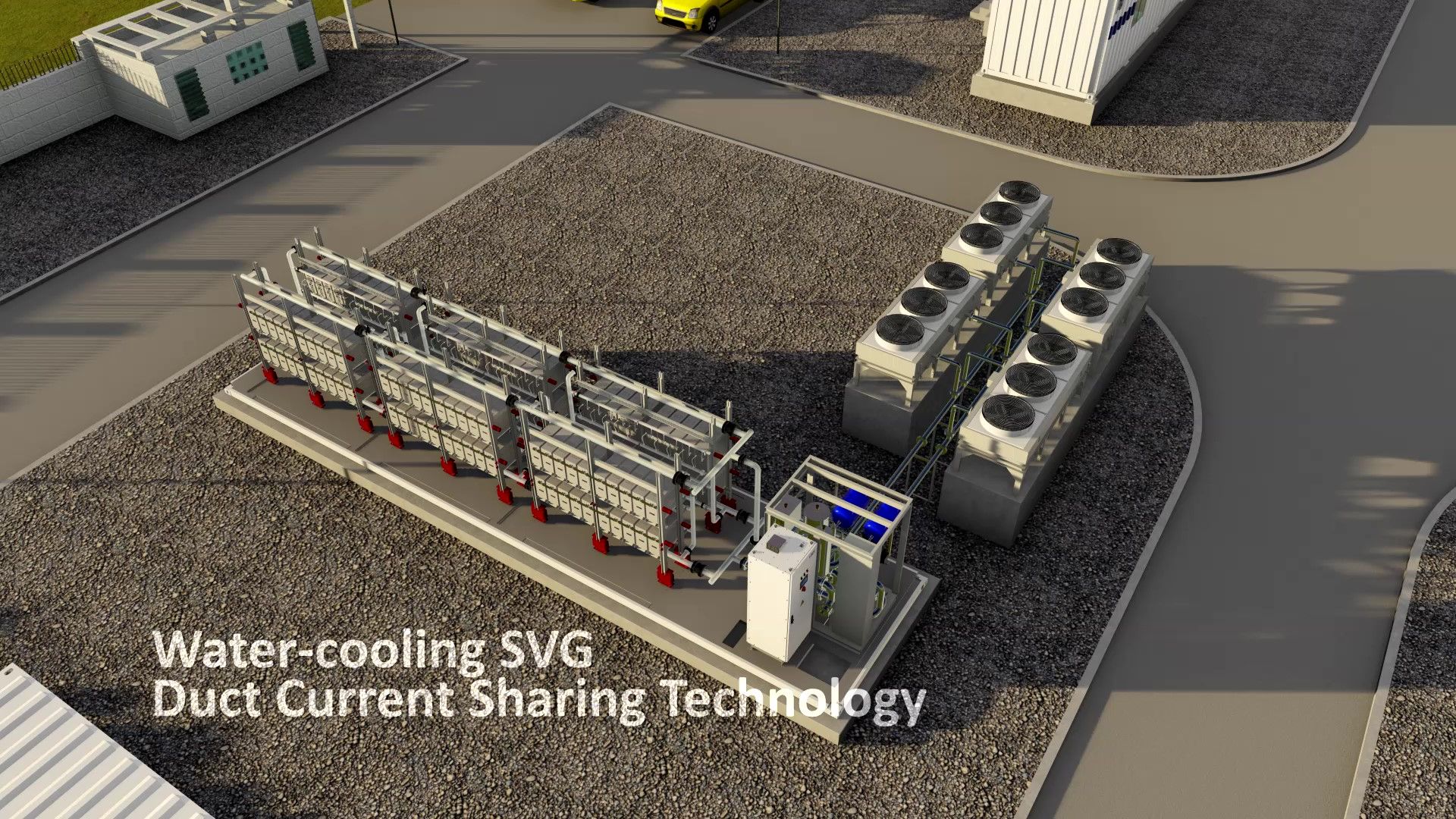 Sinopak 27,5kV refrigerado a água ao ar livre SVG para forno elétrico a arco